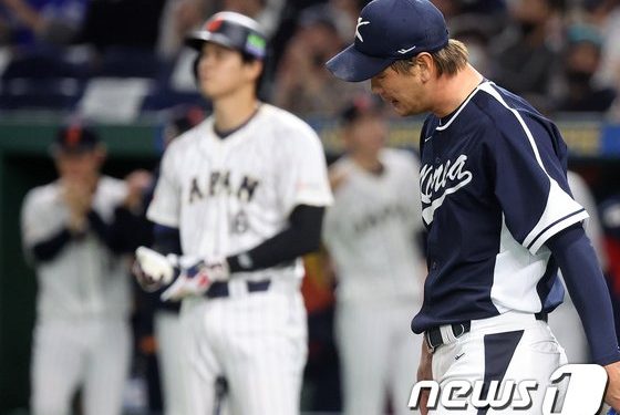 [WBC] 마운드 무너진 한국, 일본에 4-13, 9점차 참패…1R 탈락 유력