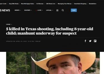 美텍사스주 가정집 총기난사로 8세 어린이 포함 5명 사망