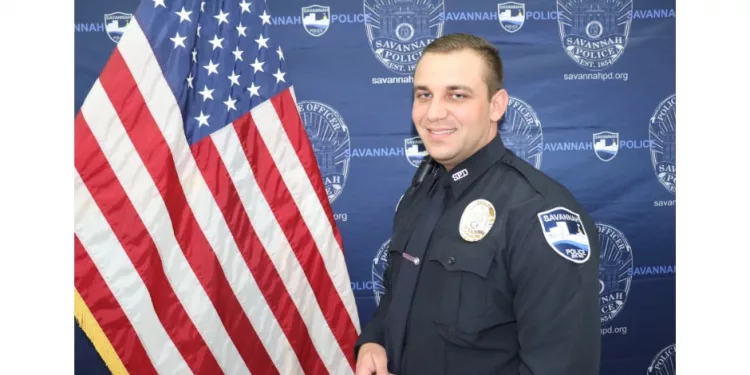 서배너 경찰관 ‘저스틴 사버(Justin Sarver)’ 이달의 경찰관으로 선정