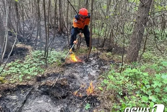 해외긴급구호대 ‘캐나다 산불 진화’ 활동 개시