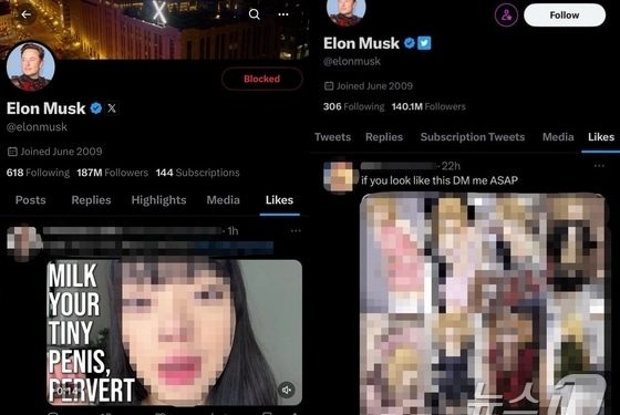 “머스크가 야동 보다 걸렸네”…엑스 ‘좋아요’ 비공개 전환 이유?