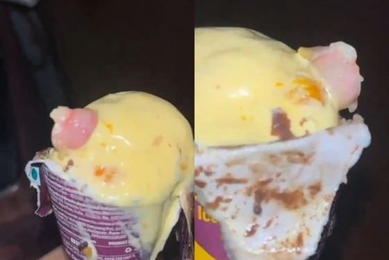 아이스크림 속 ‘잘린 손가락’…”견과류인 줄 알고 입에 댔는데 충격”