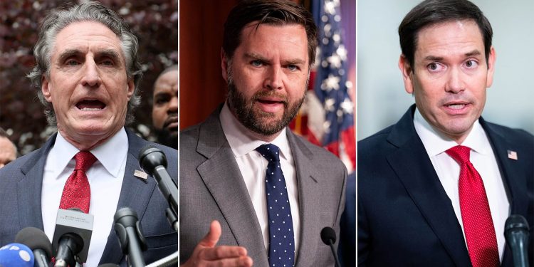 트럼프 러닝메이트 누구?…버검·밴스·루비오 부통령 후보 3파전