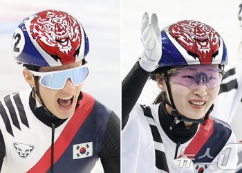 [하얼빈AG] 연이틀 ‘골든 데이’…금메달 4개 수확, 최민정 3관왕