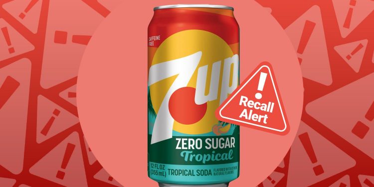 FDA, 7업(7-Up) 음료 리콜 발표…‘제로슈거’ 표기 오류로 실제는 당분 함유