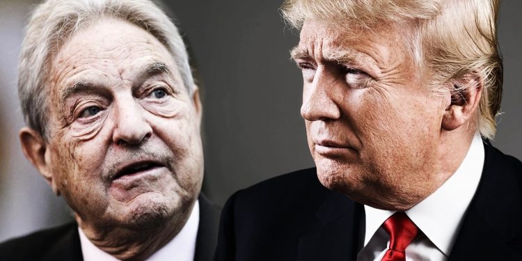 트럼프, “조지 소로스 부자, 폭력 시위 지원 혐의로 RICO법 적용해야”