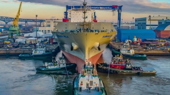 한화, 50억 달러 청사진 공개…美 필리 조선소 ‘연 20척 생산기지’로 탈바꿈