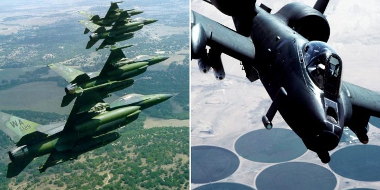 주한미군 오산기지 A-10 전투기 24대 전량 철수…일본서 최신 F-16 배치