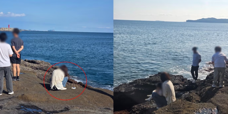 제주 용머리해안서 아이 대변 뉘고, 그대로 떠난 외국인 관광객 ‘황당’