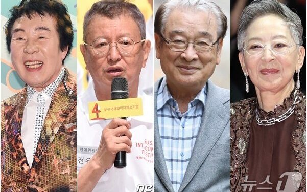 송대관·전유성·이순재 이어 김지미…2025년, 큰 별 연이어 떠나보낸 연예계