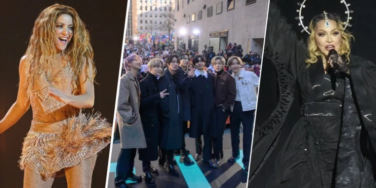 샤키라·마돈나·BTS, 월드컵 결승전 첫 하프타임 쇼 헤드라인 장식