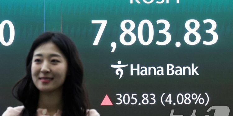 ’28만전자·190만닉스’ 신기록에…코스피 7870선 돌파