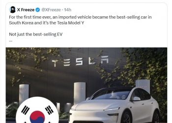 “한국 정말 대단”…머스크, 韓시장 테슬라 1위에 ‘태극기’ 화답
