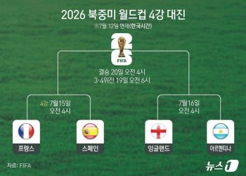 ‘빅4’만 남았다…프랑스 vs 스페인, 잉글랜드 vs 아르헨티나[월드컵]