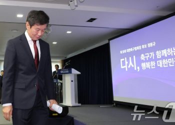 ‘정몽규 사임’ 60일 내 축구협회장 선거…K-혁신위 “현행대로 안 돼