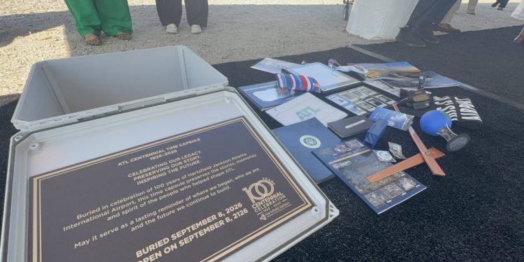 세계 최대 애틀랜타 공항 100주년…타임캡슐 2126년에 연다